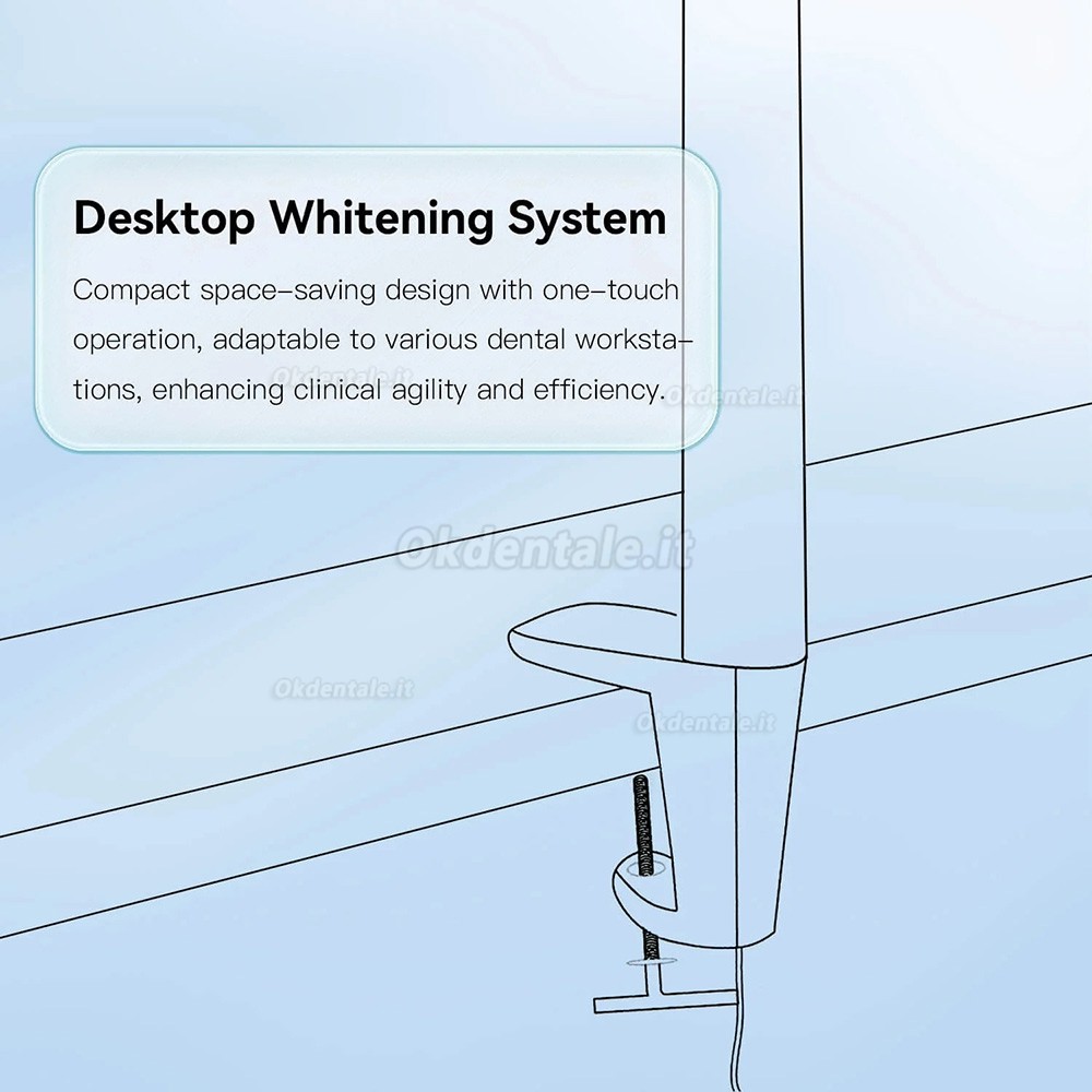 Lampada sbiancante denti a led da tavolo Bonin BM01-T (luce a 3 colori)